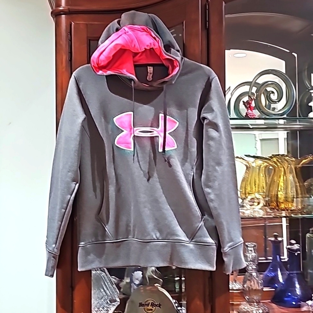 Under Armour HOODIE Cold Gear Grey size SM